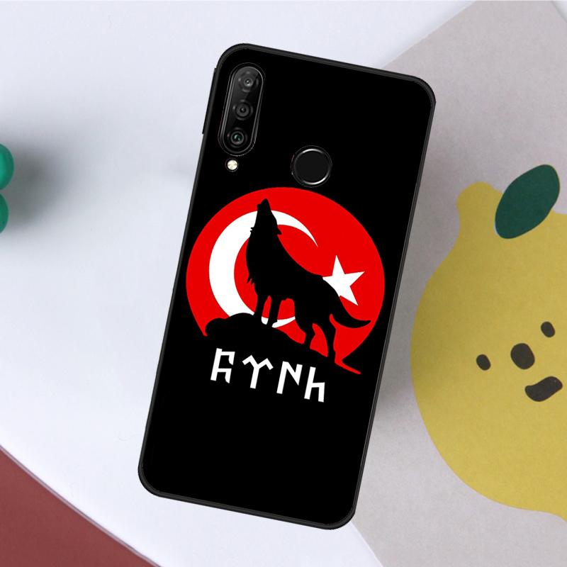 Turkey Turkish Flag Case For Huawei Nova Y61 Y60 Y70 Y90 5T 9 10 SE 3i 8i 11i P Smart 2019 P20 P40 Lite P30 Pro