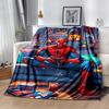 1pc Spider-Man: Scarlet Spider blanket Soft and Warm for Sofa Office Camping Travel Livingroom Great Gift for Friends and Family Comfortable