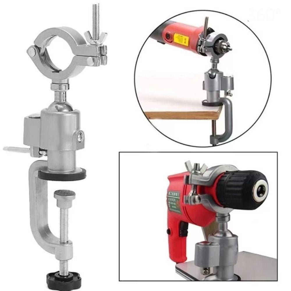 Fixing Bracket Electric Drill Stand Holder Aluminium Alloy Grinder Holder Angle Grinder Bracket
