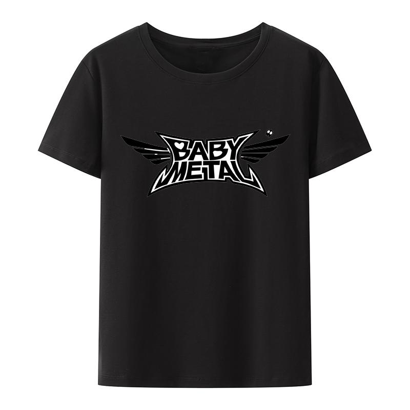 Новое поступление BABYMETAL Heavy Metal Electroacoustic Band Футболка Rock Band Унисекс и для женщин Подарочная футболка для отдыха на улице в стиле хип-хоп Модная футболка