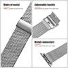 Milanese Band for Apple Watch Ultra3/2 11 10 9 8 7 6 5 4 SE Stainless Steel Bracelet for Iwatch Series 49 46 45 44 42 41 40 38mm