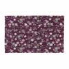 Fire-resistant Gold Brocade Table Mat (cherry Blossom Pattern), 26cm X 41cm, 001. Purple