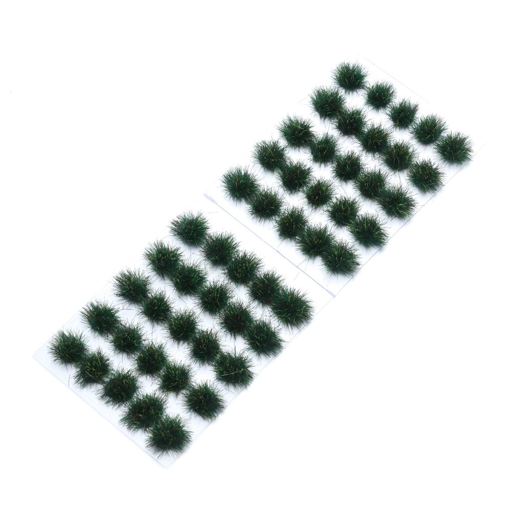 Микроландшафт Искусственная трава Пучки Симуляция Модель Растение Кластер Миниатюрные Травяные Кустики