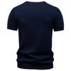 Polo Ralph Lauren Летняя Новая Хлопковая Унисекс Вышитая Футболка с Коротким Рукавом Шерстяная Футболка Унисекс Повседневная Круглый Вырез Вязаная Футболка