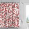 Home Shower Curtains Bathroom Decora Waterproof Fabric Non-slip Bathmat Water Absorption Curtain Modern Nordic Simple Plant