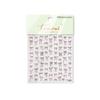 Tomoni Crystal Nail Stickers: Fun DIY Children's Collection Featuring God of Wealth and Mixed Designs.