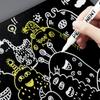 3/6Pcs Waterproof Paint Marker Oil-Based Highlight Marker Art Writing Paint Pens  DIY Painting