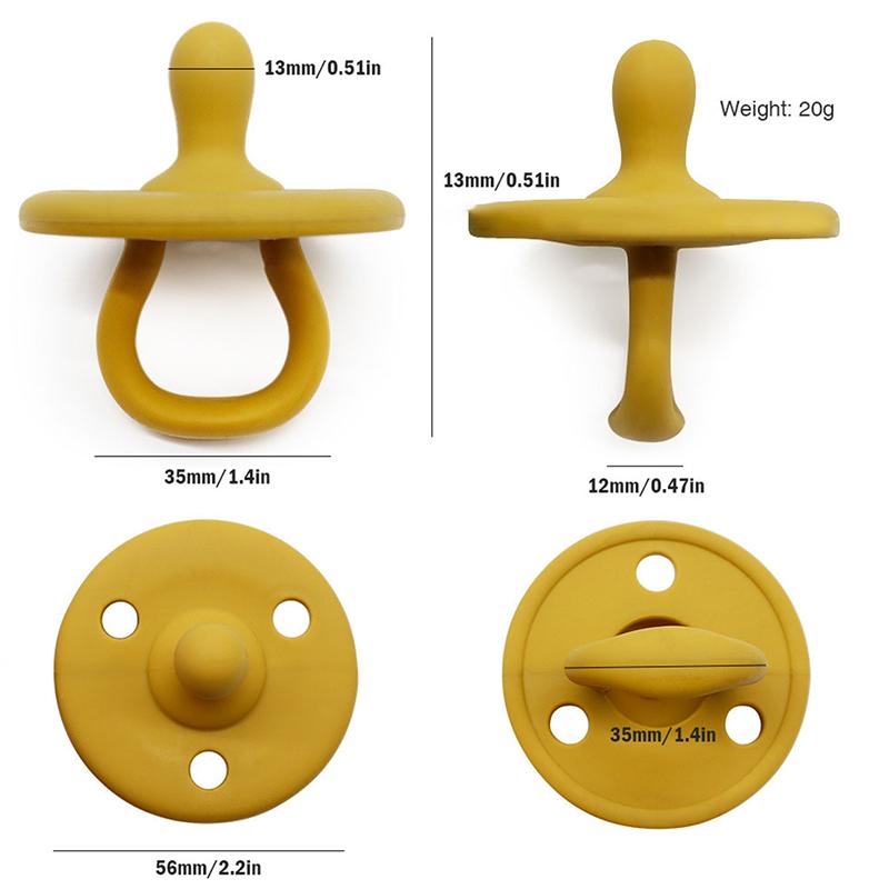 Детская силиконовая пустышка для моляров Соска-пустышка для новорожденных Соска-пустышка из пищевого силикона