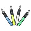 4Pcs LED Reflective Backpack Hanging Light 3 Modes Luminous Reflective Light Strip Glowing Strap Pendant Decor for Night Running