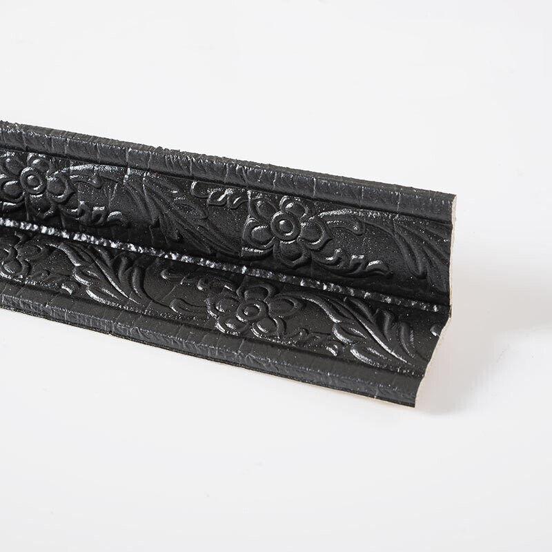 3D отделка стены, плинтус, самоклеящаяся водостойкая плинтус, обои, наклейка на стену для гостиной, домашний декор