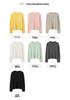 Lekasha Women's 100% Pure Cashmere Round Neck Seamless Knit Cardigan