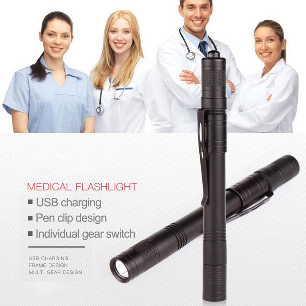 Portable Pen Shape Flashlight Mini Strong Light Flashlight Useful LED Flashlight  Outdoor