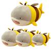 Bee Shark Plush Toy Funny Stuffed Animal Pillow Gift