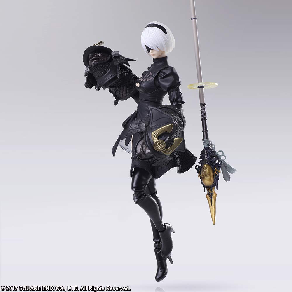 Automata Bring Arts YoRHa 2 Type B Version PVC Painted Movable Figure NieR No. 2.0