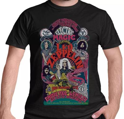 Led Zeppelin Electric Magic Футболка с концертом рок-группы, размеры S-4XL