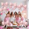 8/12/15/20 Pieces 21inch Aluminum Foil Balloons with Bow Ties, Bow Tie Party Balloons, Suitable for Birthday Parties, Engagement Weddings