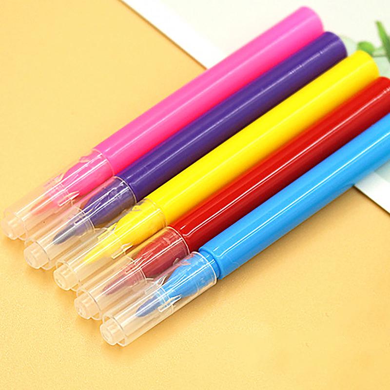 6/12 шт. Детские принадлежности для рисования 6/12 цветов Набор смываемых акварельных ручек маркерная ручка кисть для рисования яиц
