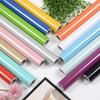 Жемчужно-белая самоклеящаяся виниловая декоративная пленка для DIY, обои, наклейки для обновления мебели, водонепроницаемые обои для кухонного шкафа