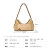 Small Woven Pillow Bag Genuine Leather Versatile Handbag Commuting Shoulder Large Capacity Simple Crossbody