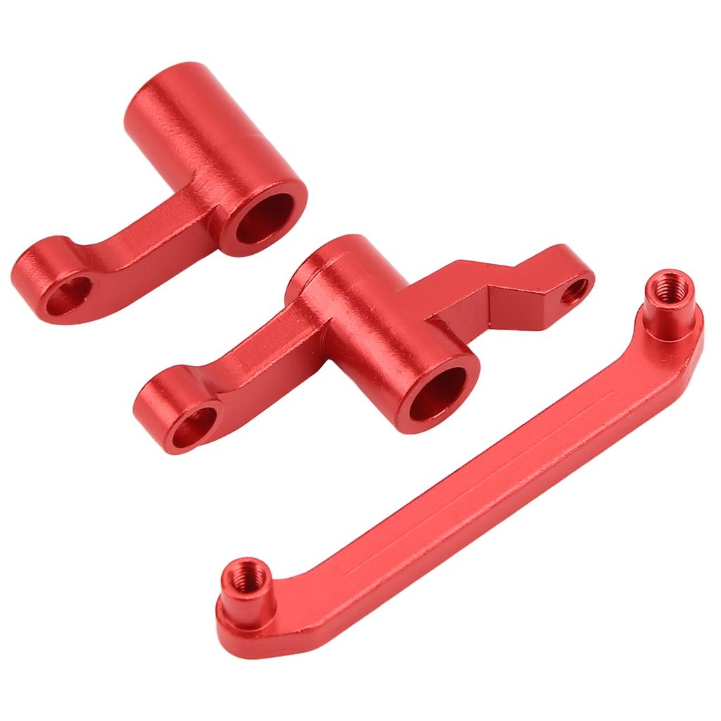 18109 Aluminum Alloy Steering Group Assembly Set for HBX 18859E 18858E 18857E 1 18 RC CarRed