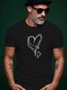 Graffiti Love Trendy Streetwear Summer Casual Round Neck ...