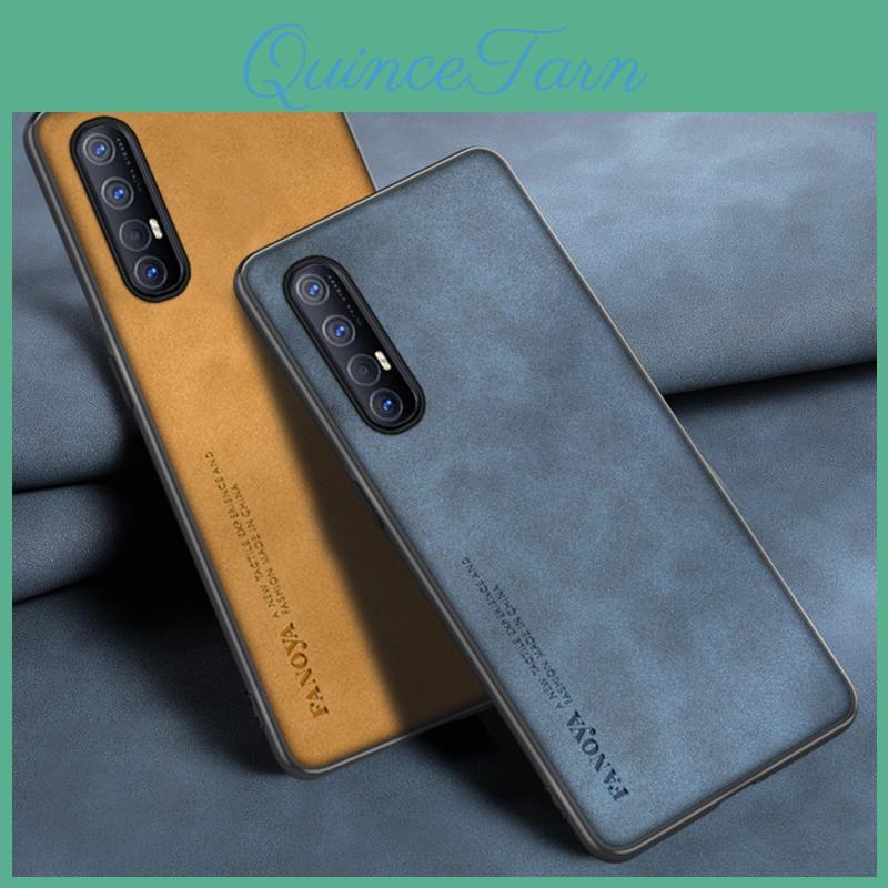 Leather For Pu Case Luxury Oppo Reno 3 4 Pro 5g Reno3 Reno4 Cover Matte Silicone Phone Case For Oppo Find X2 Pro X3 Lite X2 Neo