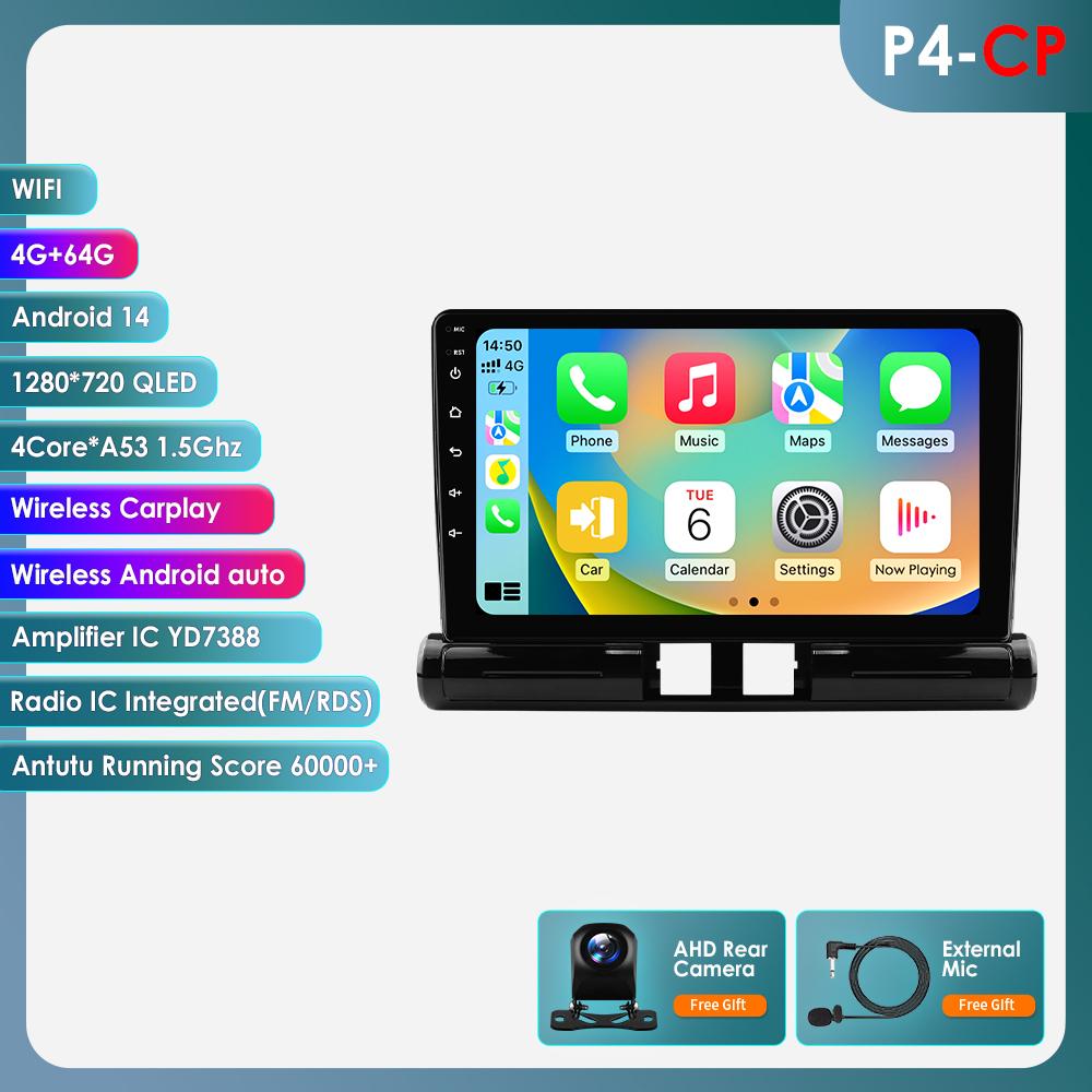 Car Radio for Citroen C4 aircross C3 aircross 2017-2023 Carplay Android Auto 4G DSP Autoradio GPS Stereo RDS by Snapdragon 6115