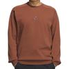 Logo Casual Crew Neck Pullover Long Sleeve Sweatshirt Men Sweatshirt Brown JZ8421
