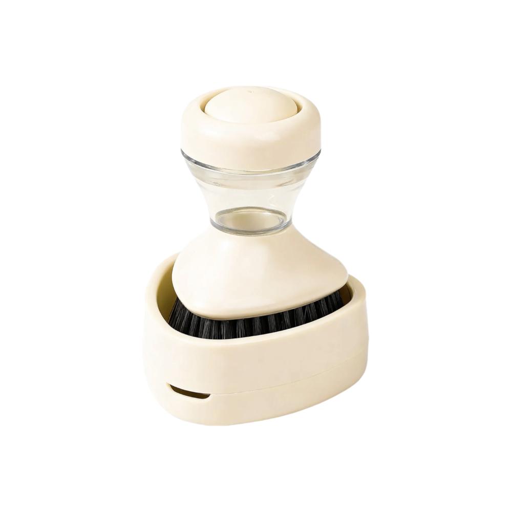 Round Bristle Head Dish Brush Ergonomic Grip Dishwashing Brush Kitchen Cleaning Brush Kitchen Sink