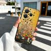 Поцелуй Густава Климта Арт Мягкий Чехол для Телефона для Xiaomi Redmi Note 12 13 14 15 Pro Plus 11 12S 11S 11T 10 4G Черный Чехол Задняя Панель