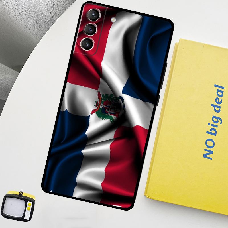 Флаг Доминиканской Республики Чехол Для Samsung Galaxy S22 Ultra S23 FE S9 S10 Note 10 Plus Note 20 Ultra S20 S21 FE