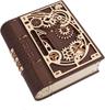 Ugears Book of Secrets Puzzle with Combination Lock, Wooden Puzzle for Crafts and Model Building, No Glue or Tools Required
