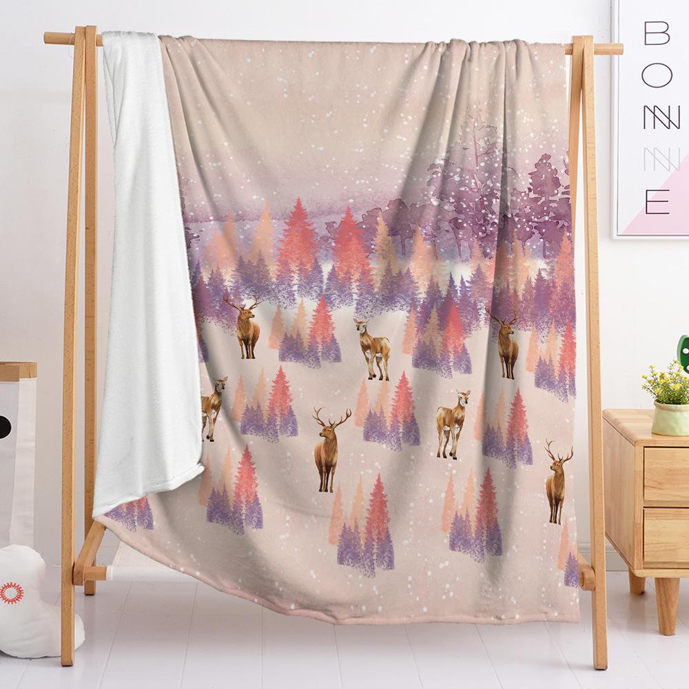 Одеяло Рождественское Фланелевое Одеяло Одеяло для Сна Одеяло