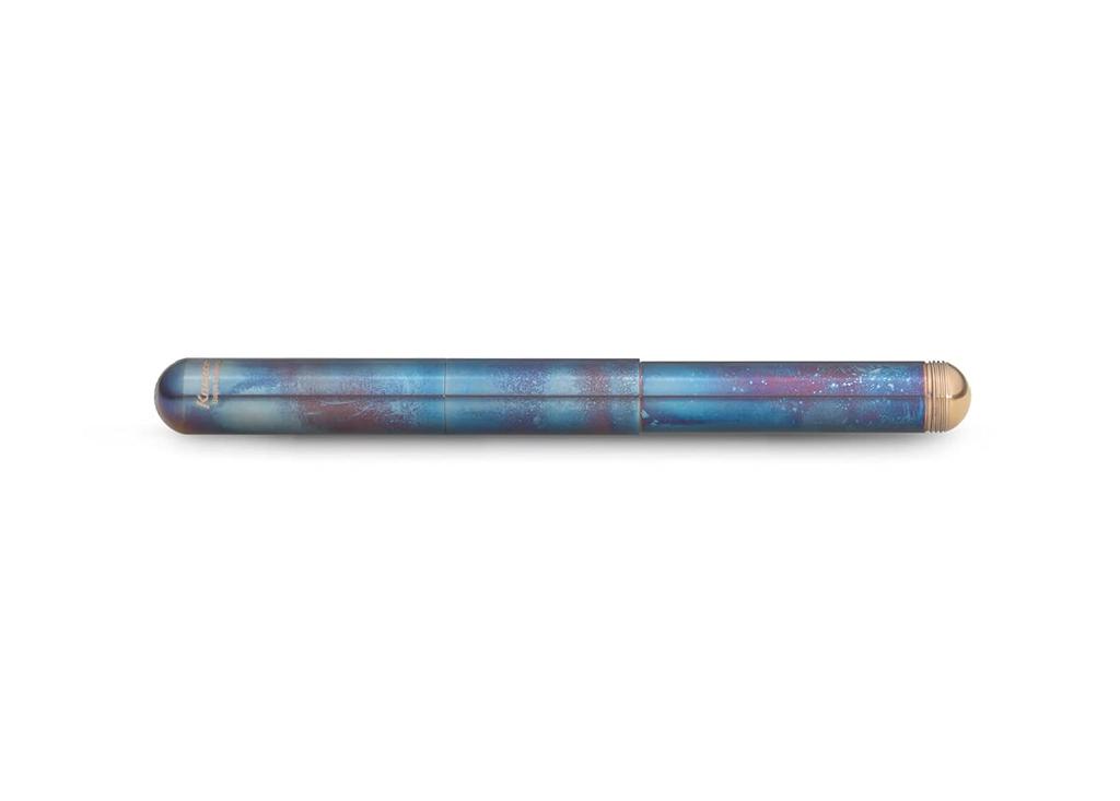 Kaweco Ручка перьевая Sprat Fire Blue Fountain Medium, Официально импортированная, Перо, 10002061, Двойного назначения,
