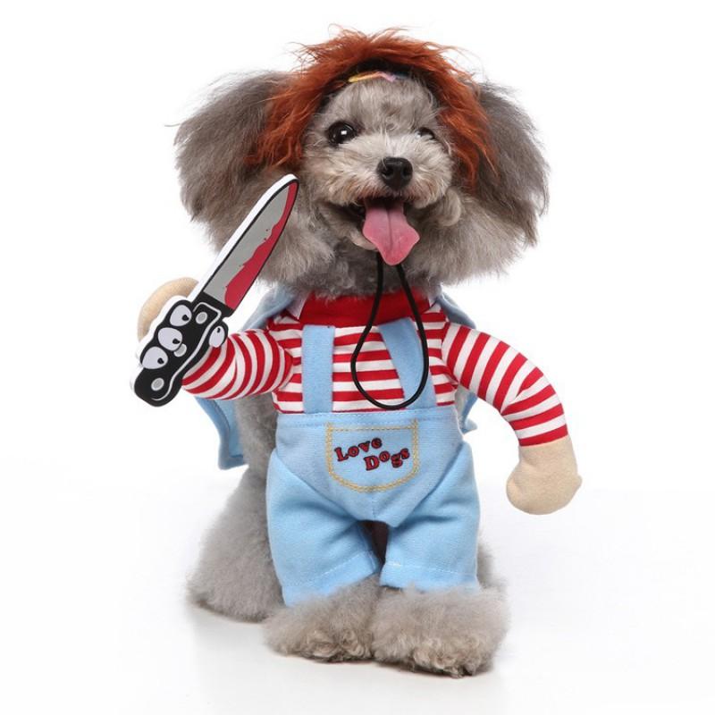 Pet Costume Outfit Dogs Halloween Christmas Dress Up Fancy Animal