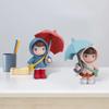 New Umbrella Cute Girl Fashion Car Ornament Lovely Cartoon Doll Exquisite and  Auto Accessories Automotive Decoration