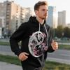 2025 Amasnay Blue Flame Wolf Plum Blossom Dragon Banknote Hoodie 3D Printed Pattern Pullover for Men and Women
