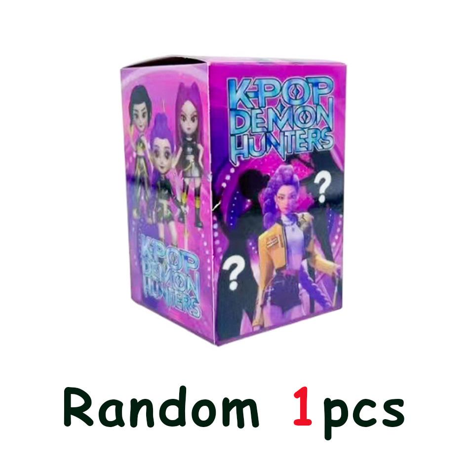 1-6pcs Kpop Demon Hunters Figure Model Toys Cartoon Gaming Peripherals Desk Decoration Collection Figures Model Toys Gifts