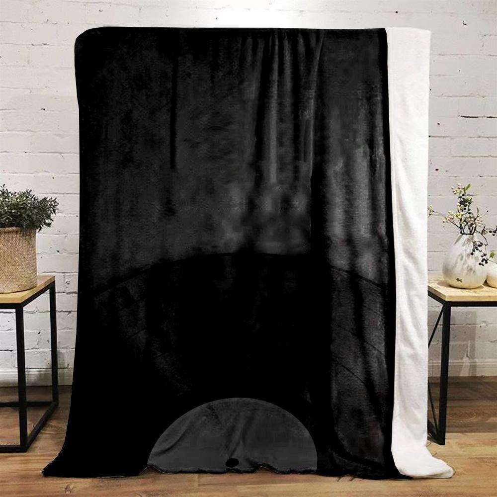 Retro Vinyl Record Design Warm blanket - Flannel blanket for bedroom, living room, sofa, and nap.