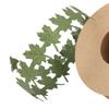 3 Rolls Fall Ribbons for Crafts 3 Color DIY Wreath Gift Wrapping Bouquets Decorations Maple Leaf Thanksgiving Autumn Ribbons