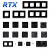 BLACK 2-field glass frame for the RTX SH system
