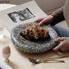 Неправильная форма Керамическая тарелка для выпечки хлеба Суши Стейк Тарелка Креативная домашняя кухня Посуда Закуска Десерт Блюдо Сервировочное блюдо