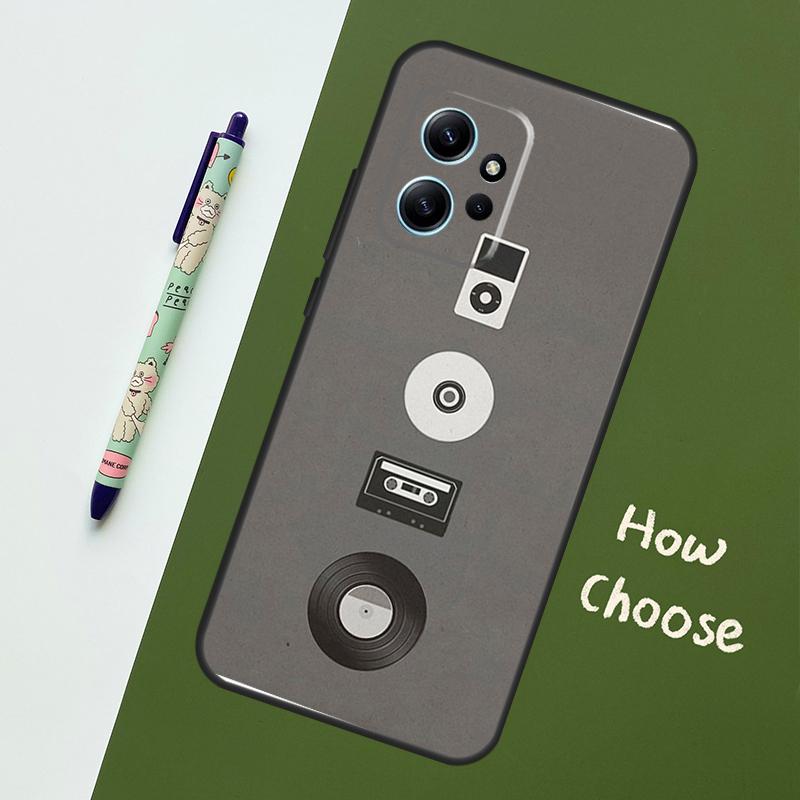 Минималистичный чехол для любителя музыки для Xiaomi Redmi Note 14 Pro 13 9 10 11 12 12S Чехол для Redmi 15C 15 13C 12C 14C 10C