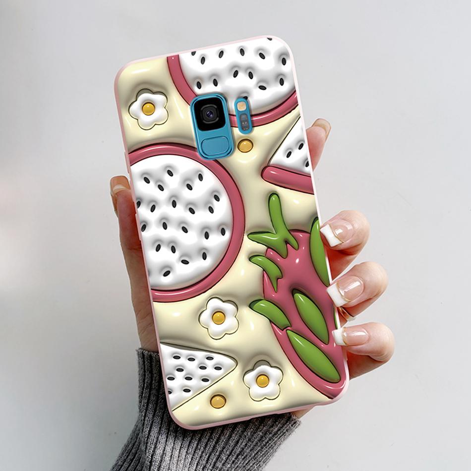 Case For Samsung Galaxy S9 S 9 Plus Phone Cover Cute Cat Cartoon Bear Frog Soft TPU Coque For Samsung S9 Bumper S9+ S9PLUS Funda
