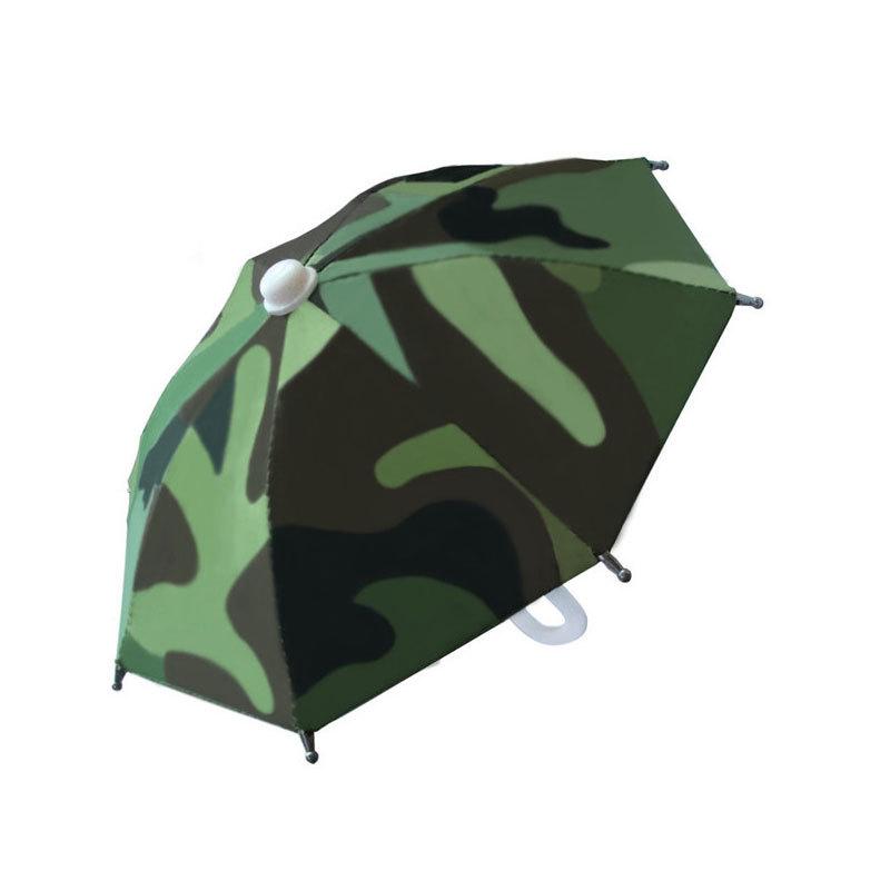 Motorcycle Mobile Phone Navigation Bracket Samll Umbrella Rainproof Sunscreen Sunshade Bicycle