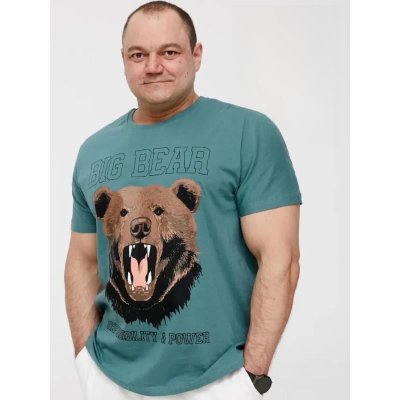 Летний топ с круглым вырезом и 3D-принтом с животным узором, модная повседневная мужская футболка с коротким рукавом