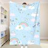 Fluffy Soft Blankets and C-Cinnamorol Picnic Blanket Summer Comforter Throw Blankets & Throws Home and Decoration Bedding Set