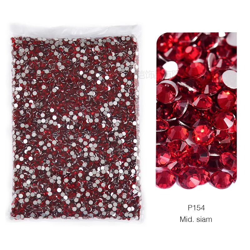 P72-180 Стеклянный нейл-арт Большая сумка с плоским дном и бриллиантами, посеребренные DIY Ювелирные изделия с бриллиантами Аксессуары Чехол для мобильного телефона Аксессуары со стразами