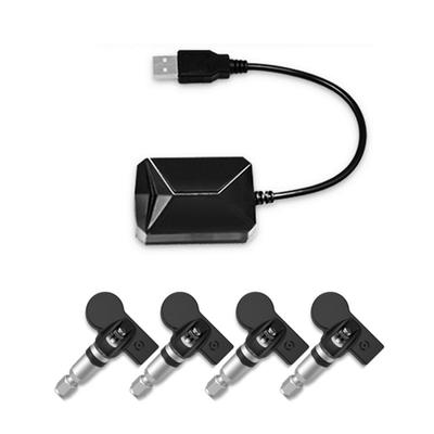 TPMS с USB Сигнализация шин Автоматическая система контроля давления в шинах 4 датчика шин Температурная сигнализация для Android Автомобильный DVD