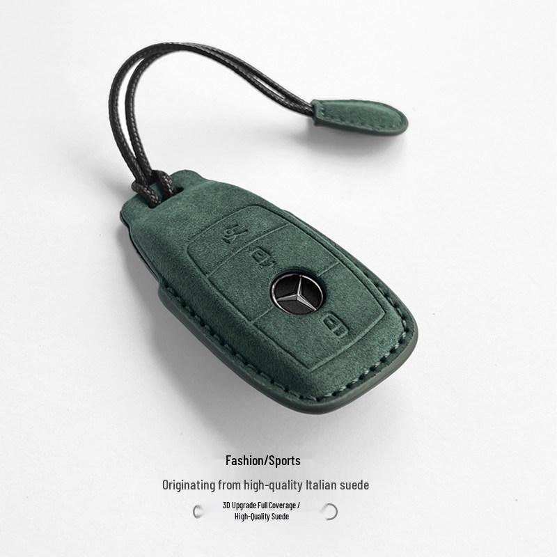 Чехол для ключа Mercedes: Совместимо с 24 моделями, включая C260L, E300L, GLC, GLE, S-Class, GLA, Застежка для корпуса ключа автомобиля